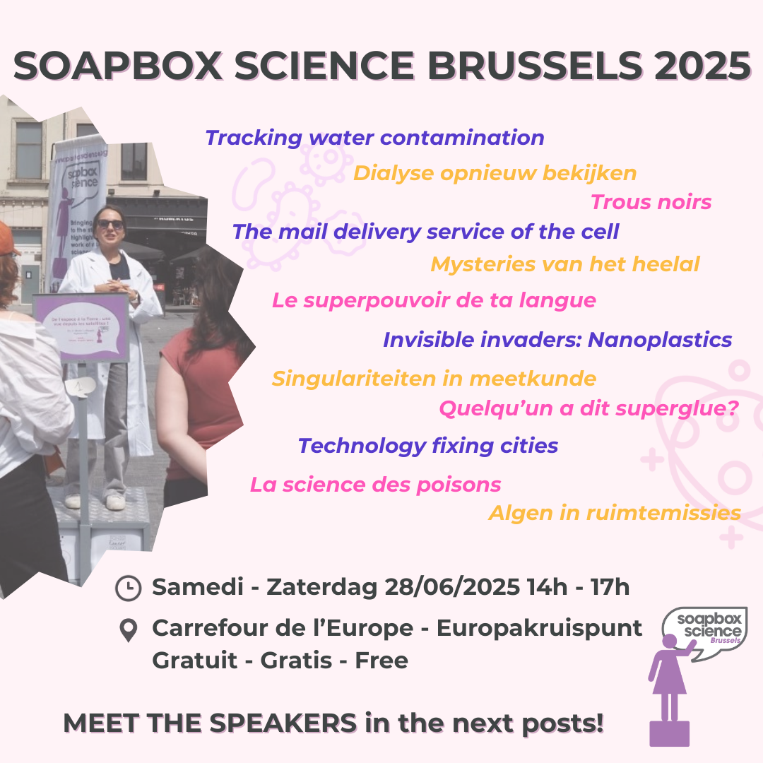 Soapbox Science Brussels flier 2025